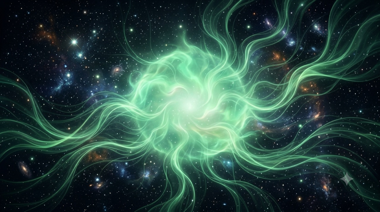 green aura energy field, heart chakra healing and emotional balance